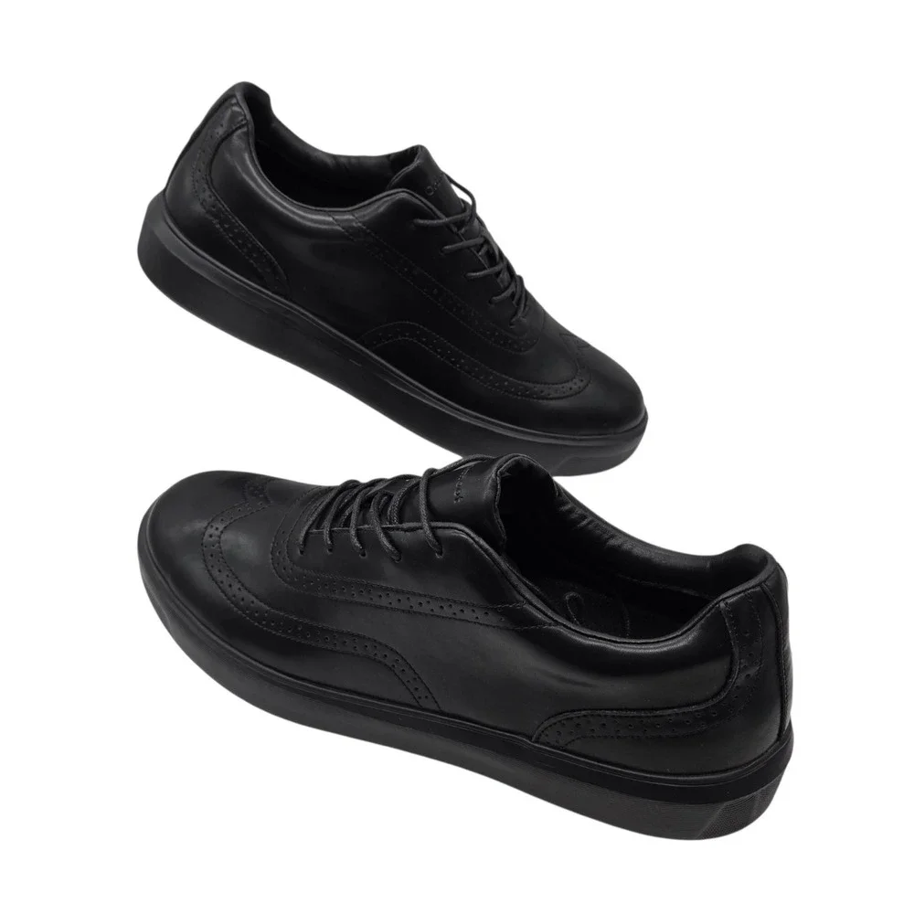 OrthoComfoot Men's Orthopedic Leather Dress Oxford with Arch Support SIZE 14